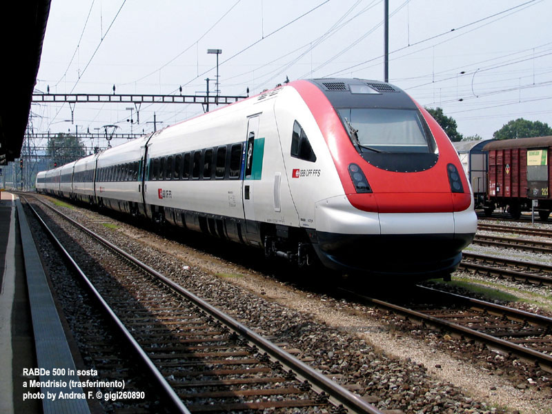 ICN RABDe 500 SBB a Mendrisio (Svizzera) - foto Andrea Frigerio©